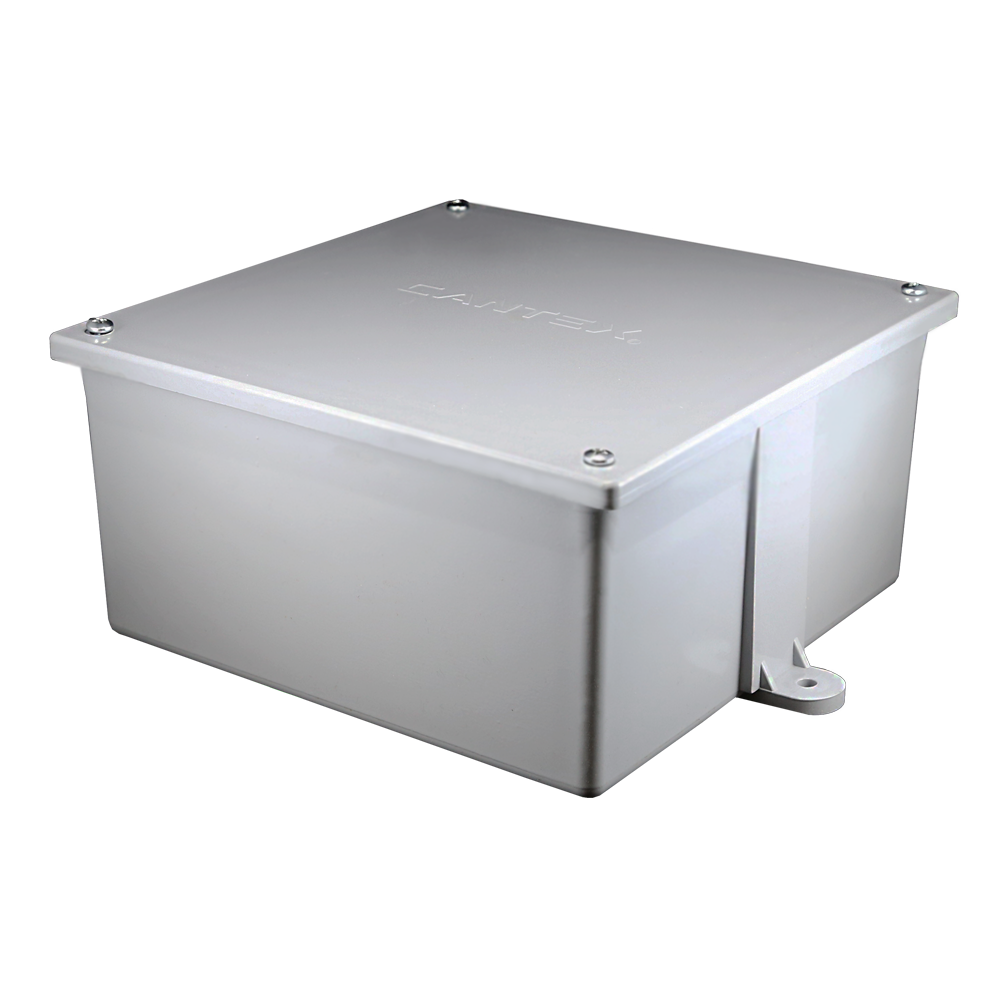 Caja de Registro Cantex 12x12x4 Gris - Imagen 1