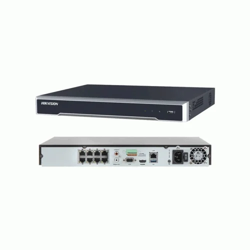 NVR IP 8CH, 8 mpx, 2 slots Hikvision - Imagen 1