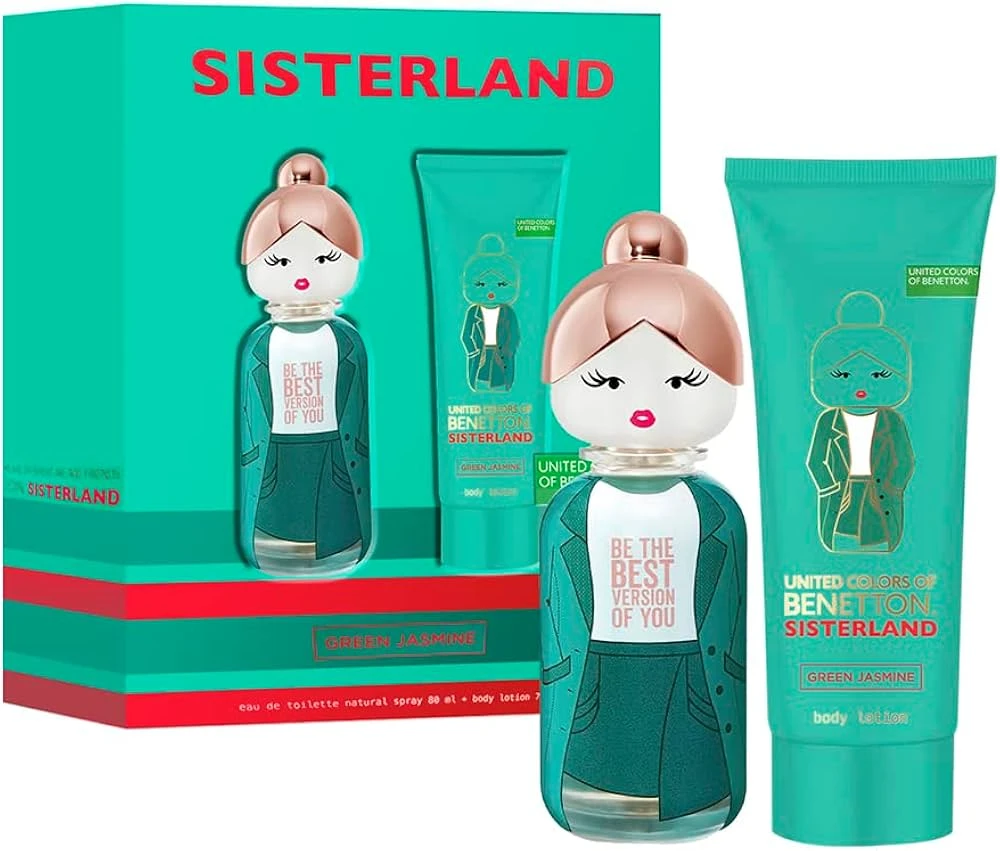Benetton Sisterland Green Jasmine [Set 2 Piezas] (D) | EDT