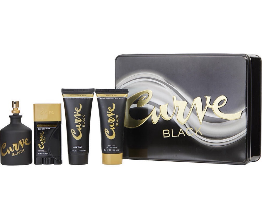 Liz Claiborne Curve Black [Set 4 Piezas] | EDC