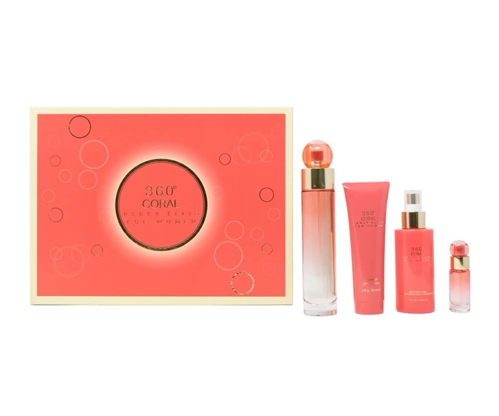Perry Ellis 360 Coral [Set 4 Piezas] (D) | EDP