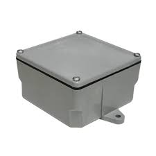 Caja PVC 4x4x2 Gris Con Tapa Uso Industrial - Imagen 2